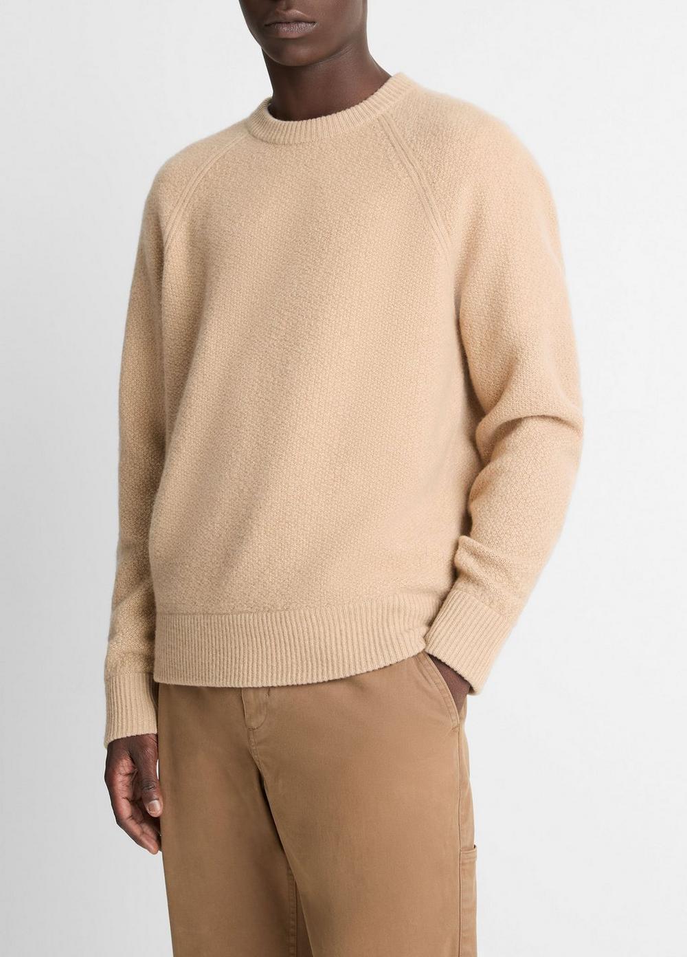 Micro-Bouclé Wool-Cashmere Sweater Product Image