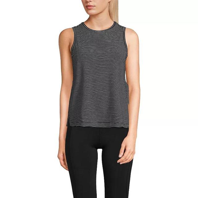 Womens Lands End Performance Crewneck Tank Top Product Image