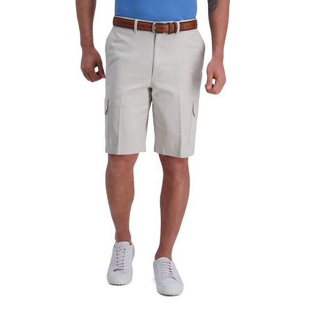 Mens Haggar Straight-Fit Flat-Front Cargo Shorts Product Image