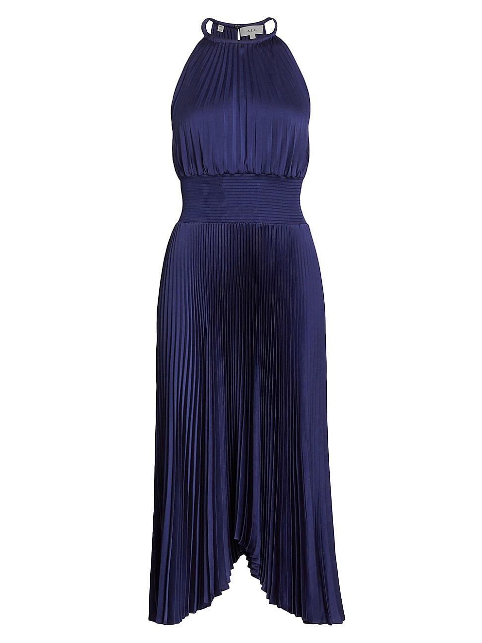 A. L.C. Renzo II Pleated Sleeveless Midi Dress Product Image