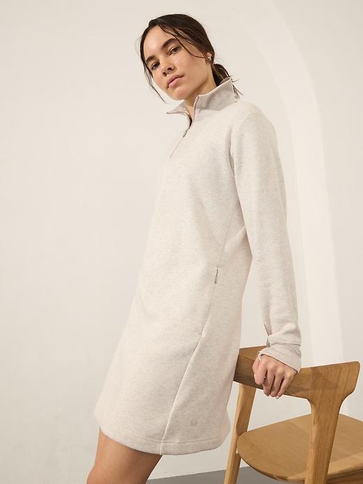 Cozy Karma 1/2 Zip Dress Product Image