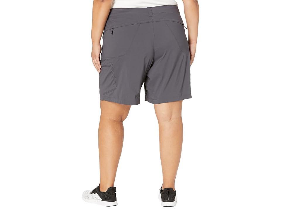 L.L.Bean Plus Size Vista Trekking Shorts 9 (Granite) Women's Casual Pants Product Image