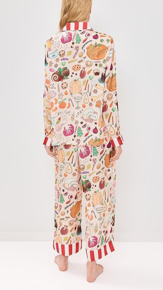 Karen Mabon Holiday Feast Long Pajama Set | Shopbop Product Image