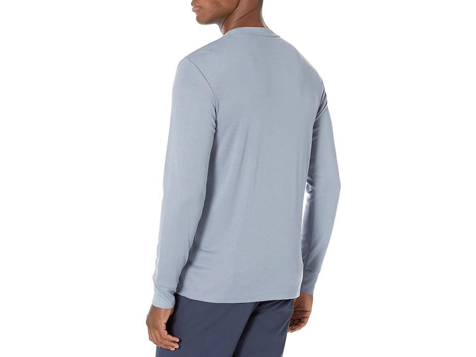 Theory Essential Tee Long Sleeve Anemon (Moat) Men's Clothing Product Image