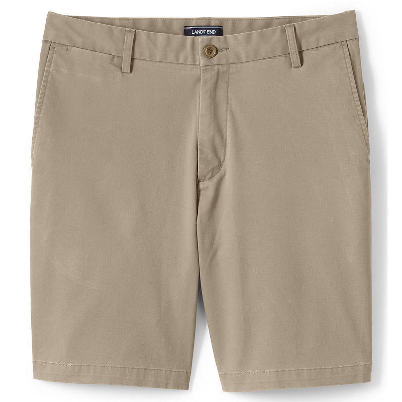 Mens Lands End Traditional-Fit Comfort-First 9-inch Knockabout Chino Shorts Green Product Image