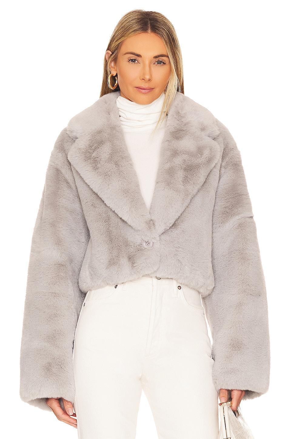 Faux Fox Jacket Adrienne Landau Product Image