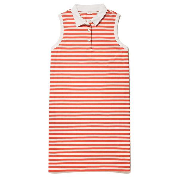 The Polo Dress - Poppy/Cream Product Image