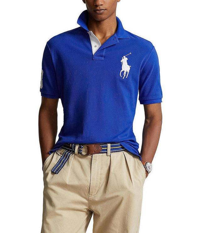 Polo Ralph Lauren Classic Fit Big Pony Short Sleeve Mesh Polo Shirt Product Image