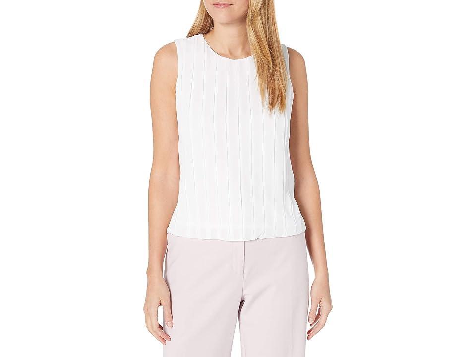 Calvin Klein Women's Blouse (White) Women's Clothing Product Image