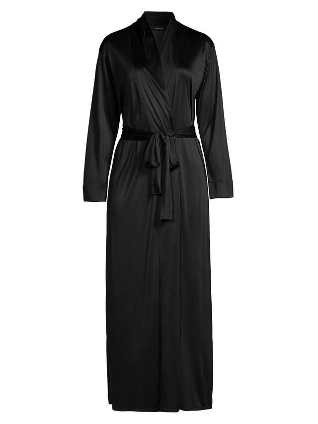 Womens Enchant Long Satin Robe Product Image