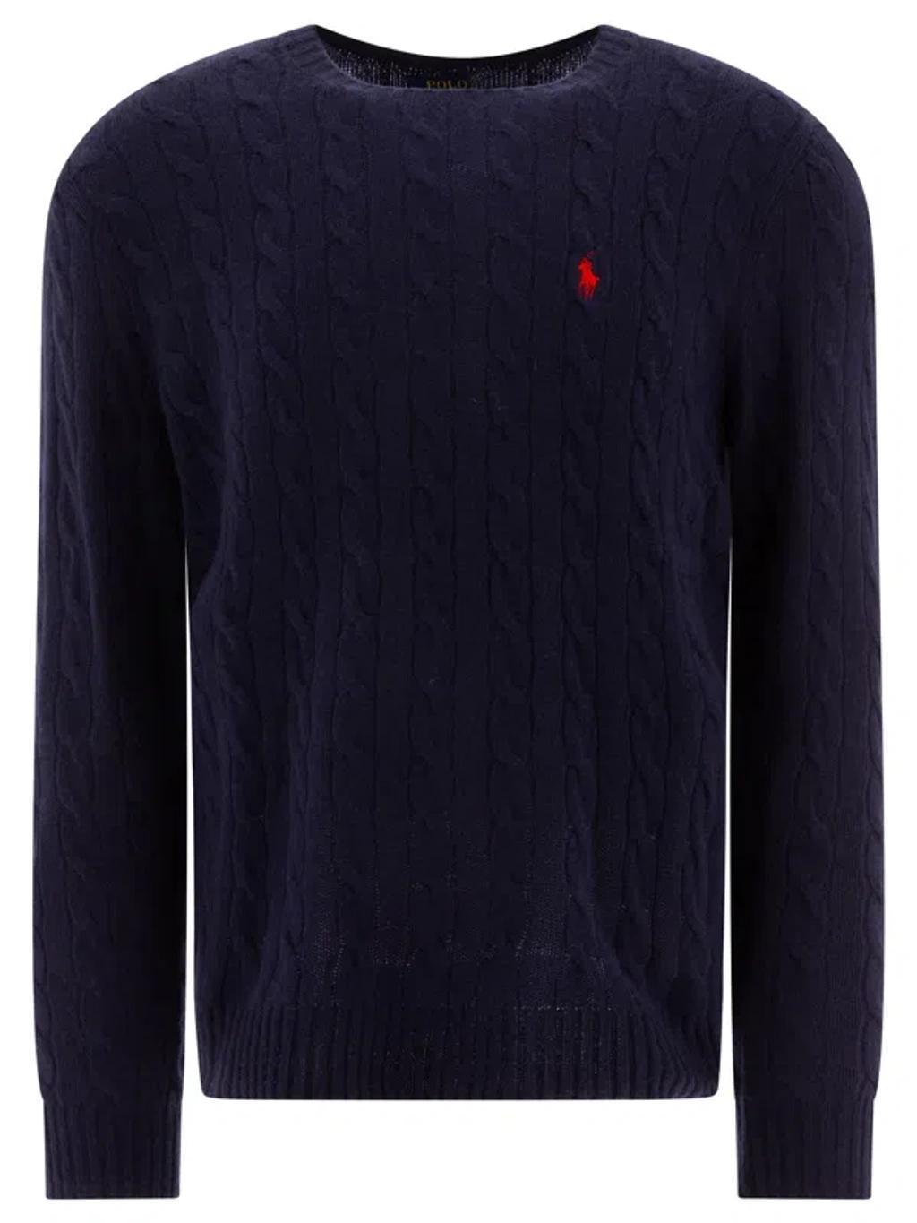 Cotton Sweater In Blue Product Image