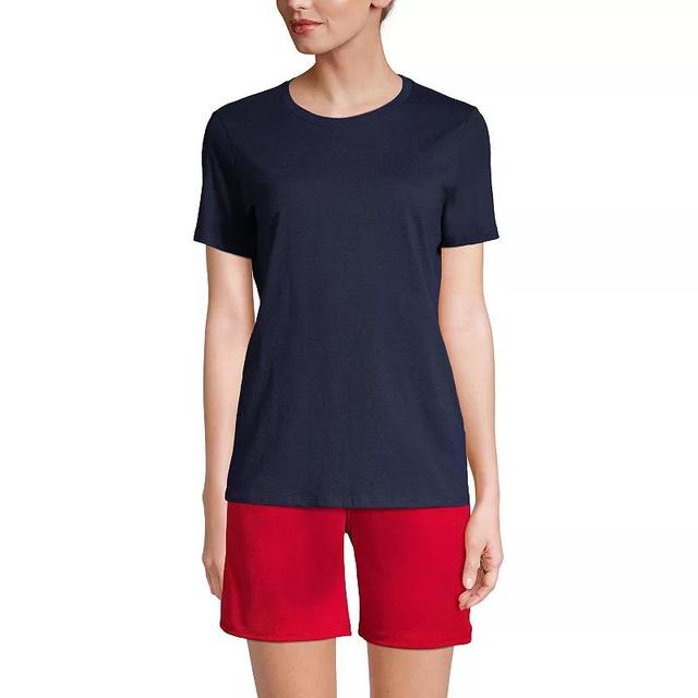 Womens Tall Lands End School Uniform Short Sleeve Essential T-shirt Product Image