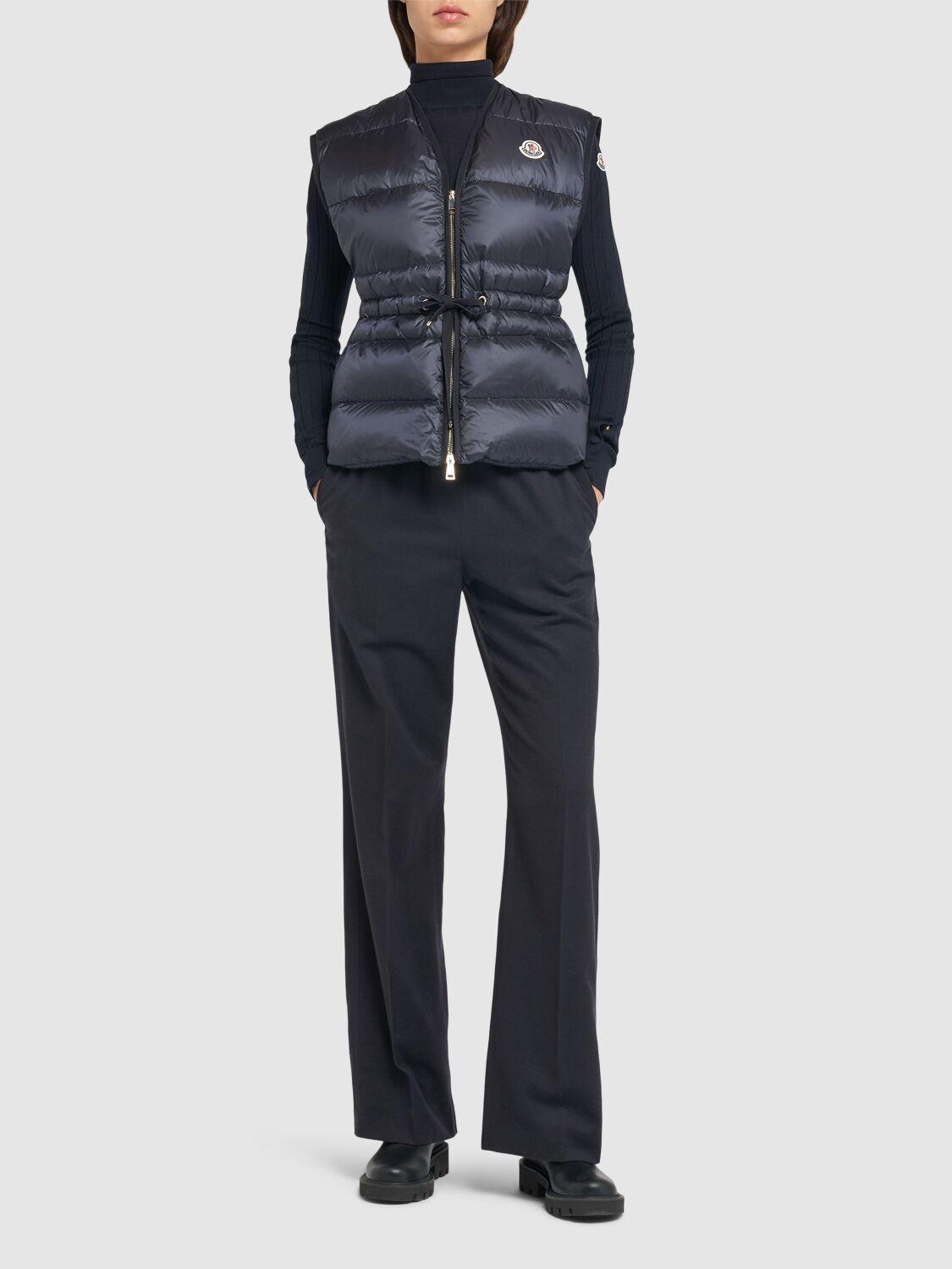 MONCLER Nai Nylon Down Vest In Navy Product Image