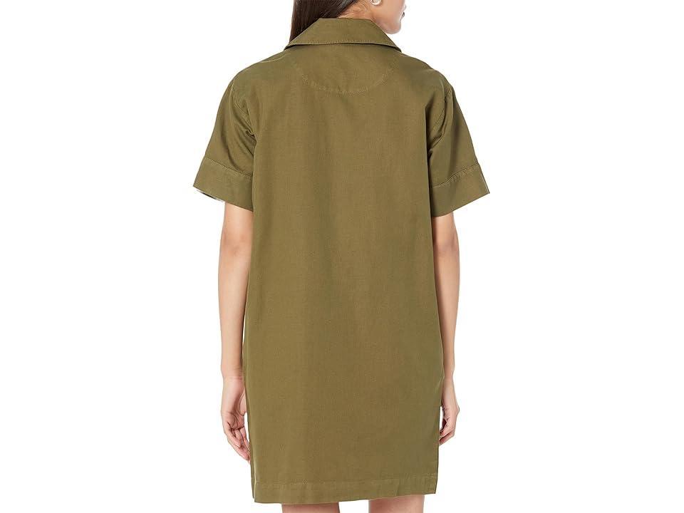 Faherty Palos Verdes Cotton & Linen Mini Shirtdress Product Image