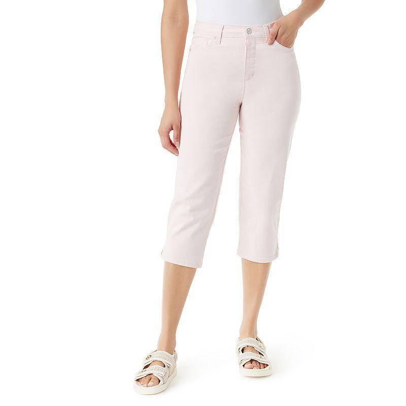 Petite Gloria Vanderbilt Amanda Capri Pants, Womens Product Image