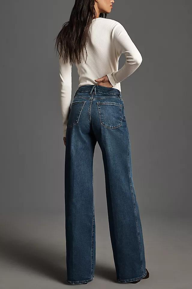 Good American Good Skate High-Rise Wide-Leg Jeans Product Image