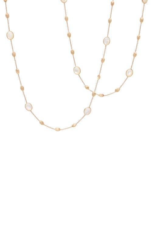 Womens Siviglia 18K Yellow Gold & Mother-Of-Pearl Long Station Necklace Product Image