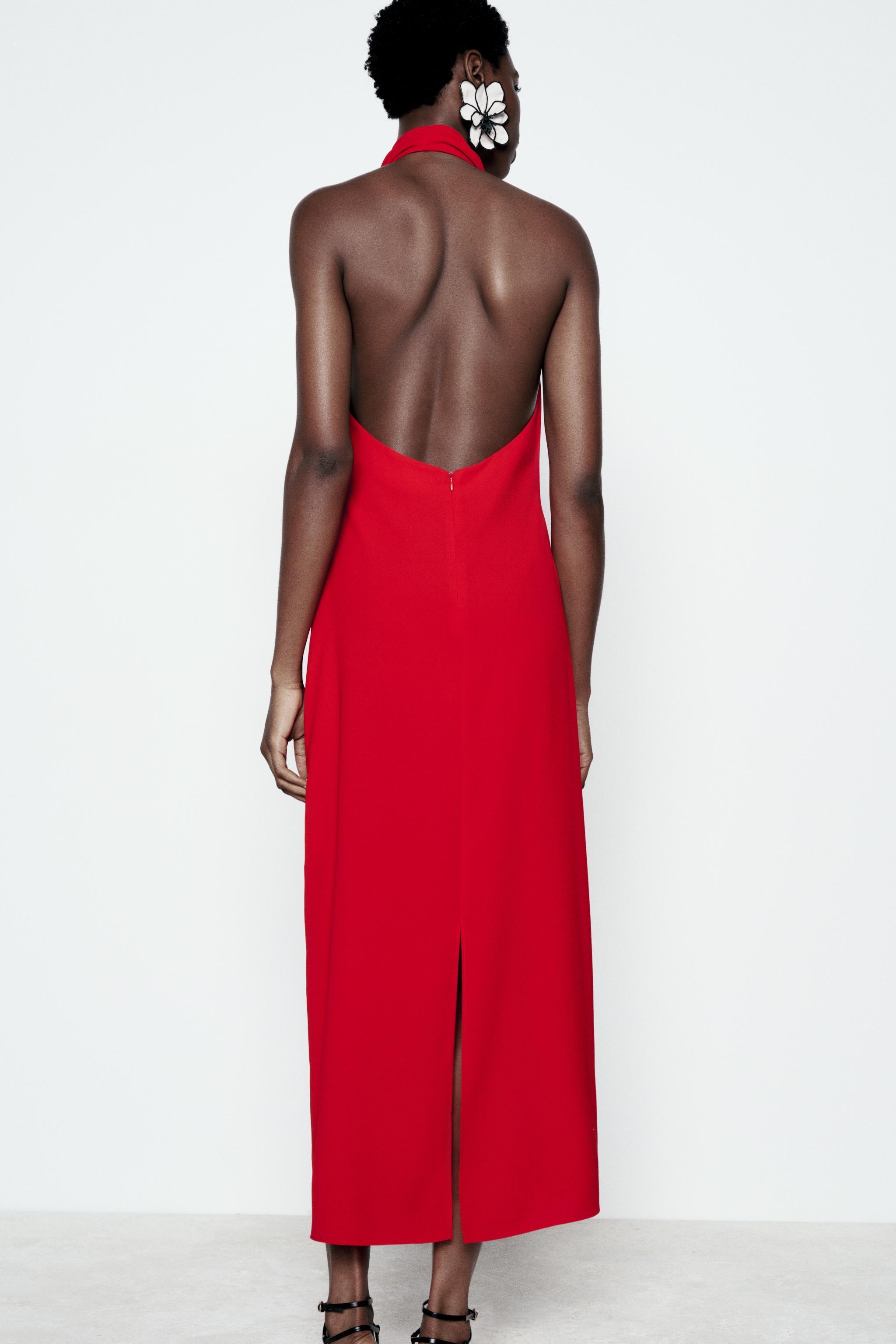 MIDI HALTER DRESS Product Image