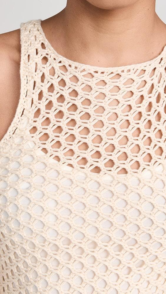 MINKPINK Balmy Crochet Knit Mini Dress | Shopbop Product Image