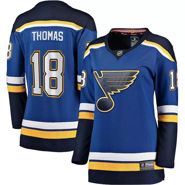 Womens Fanatics Branded Robert Thomas St. Louis s Home Breakaway Player Jersey Product Image