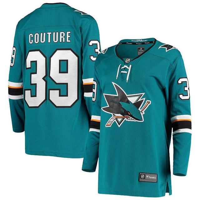 Womens Fanatics Logan Couture Teal San Jose Sharks Breakaway Home Player Jersey - Teal Product Image