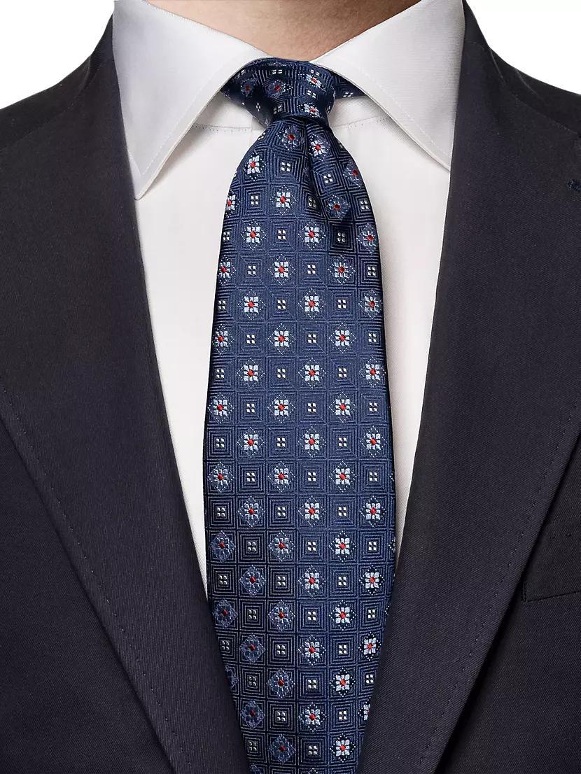 Geometric Silk Tie Product Image