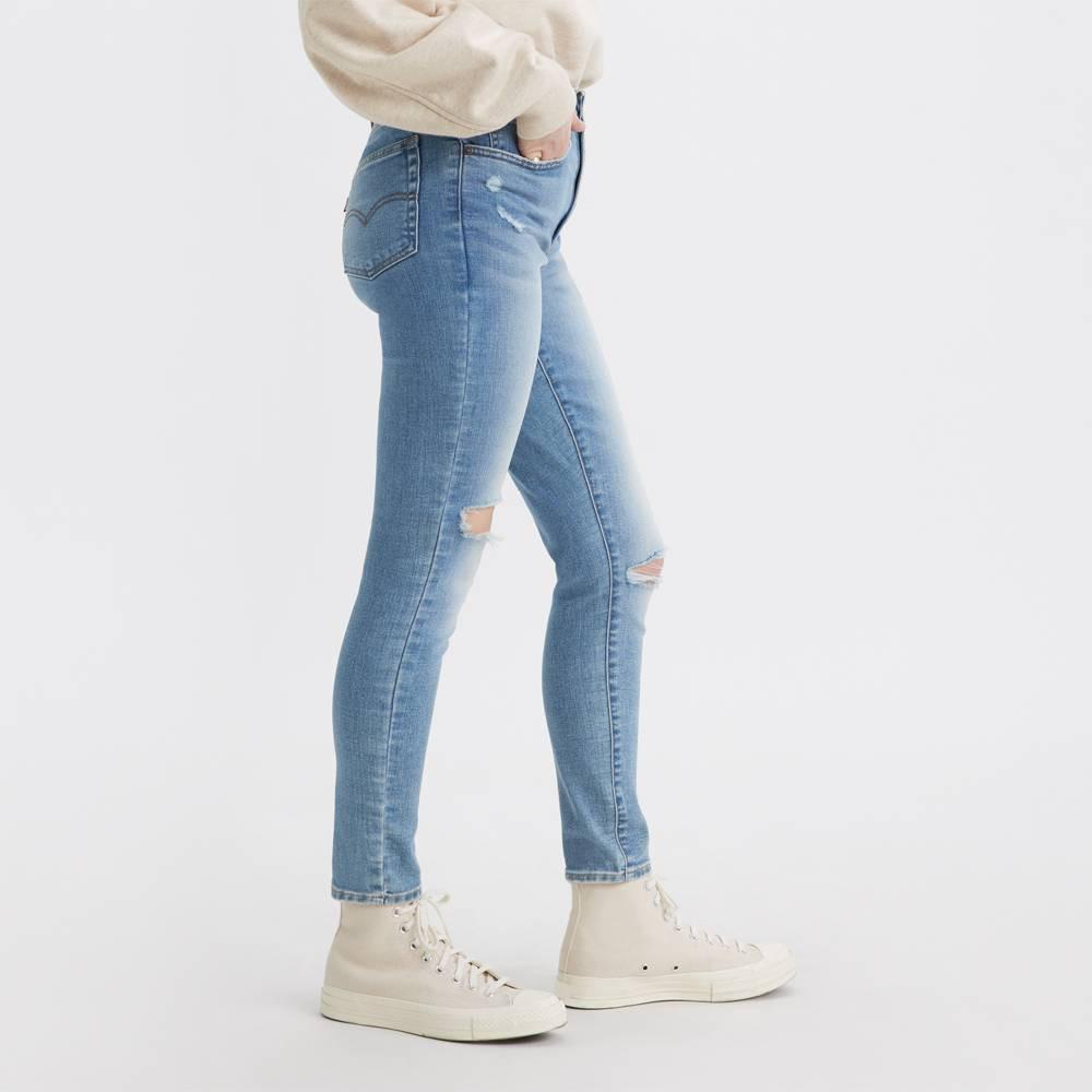 Levis Womens 721 High-Rise Skinny Jeans Product Image