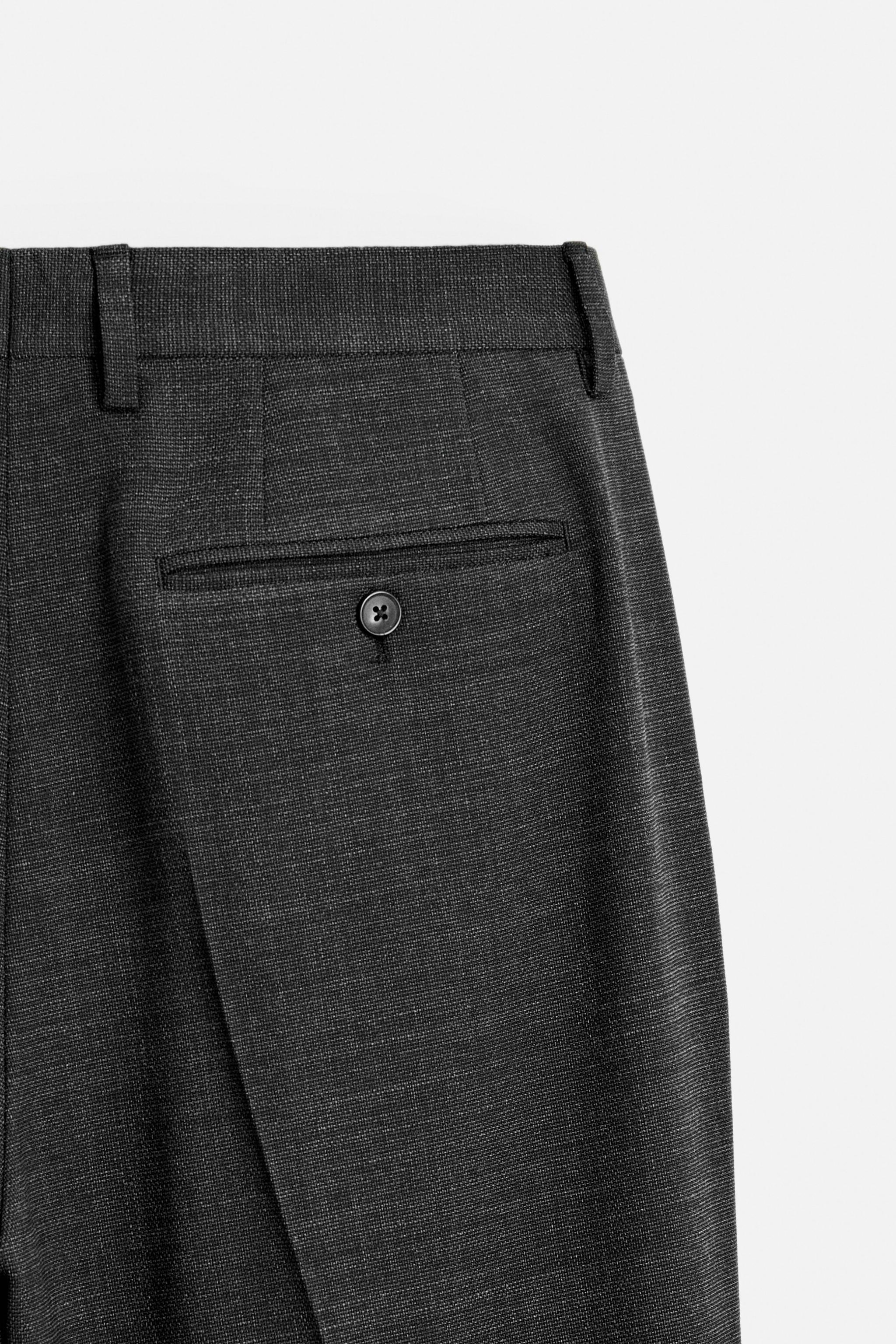 TEXTURED SUIT PANTS Product Image