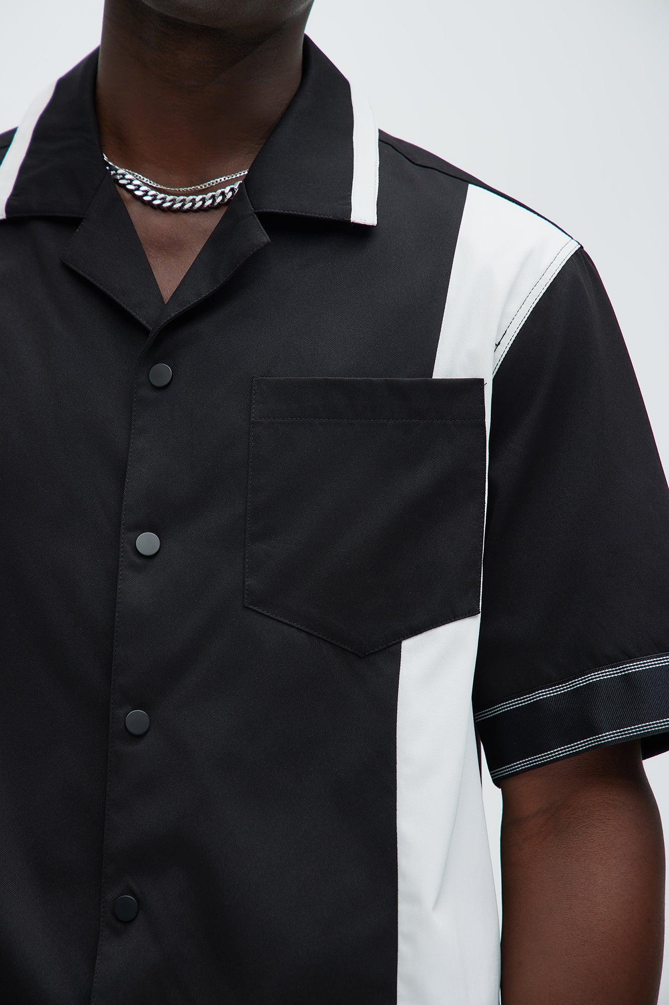 Branton Bowling Shirt - Black/White Product Image