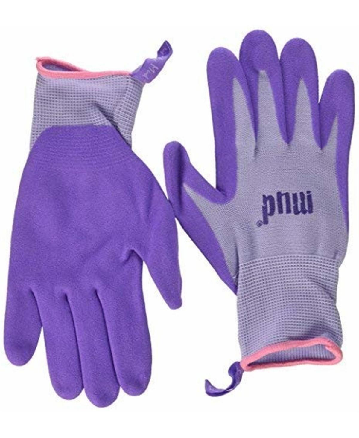 Protective Industrial Products Mud Simply Mud Womens Nylon Garden Gloves, Passion Fruit, Size Small - Purple Product Image