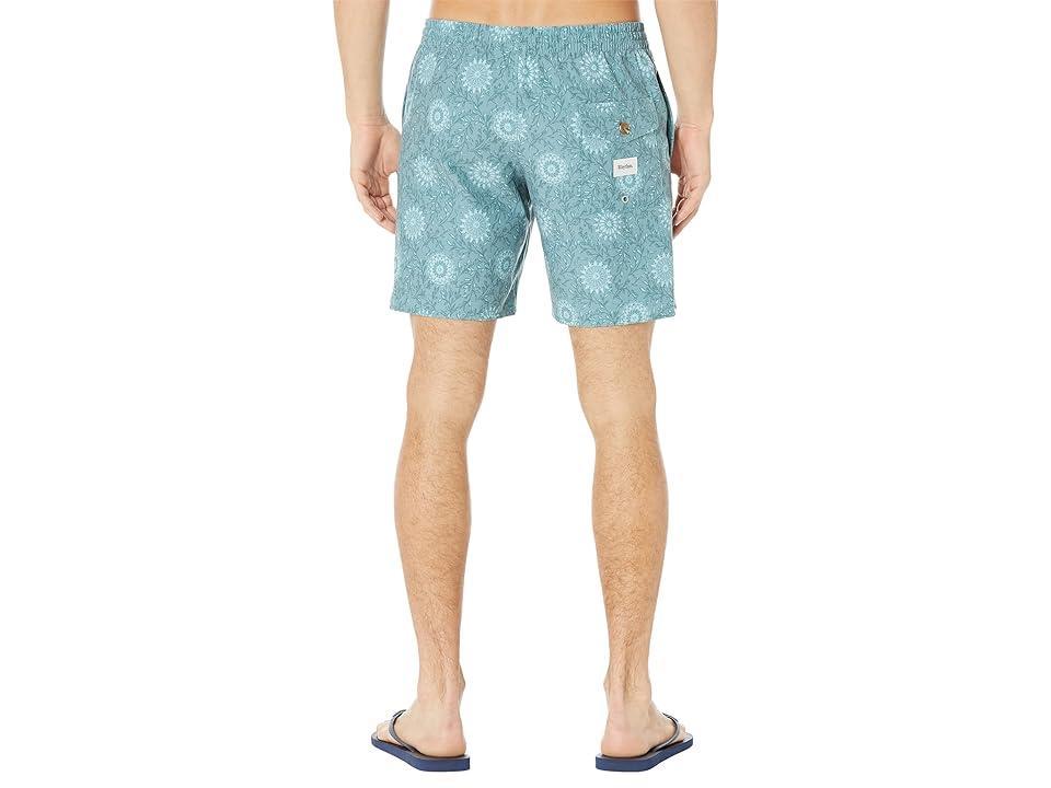 Rhythm Paloma Beach Shorts (Teal) Men's Swimwear Product Image