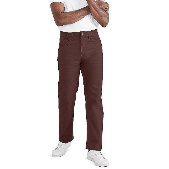 Mens Dockers Jean Cut Khaki All-Seasons Tech Straight-Fit Pants Brown Product Image