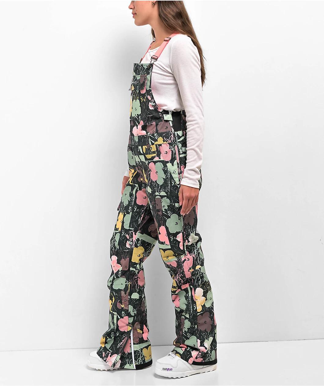 DC Valiant Floral Bib Snowboard Pants Product Image