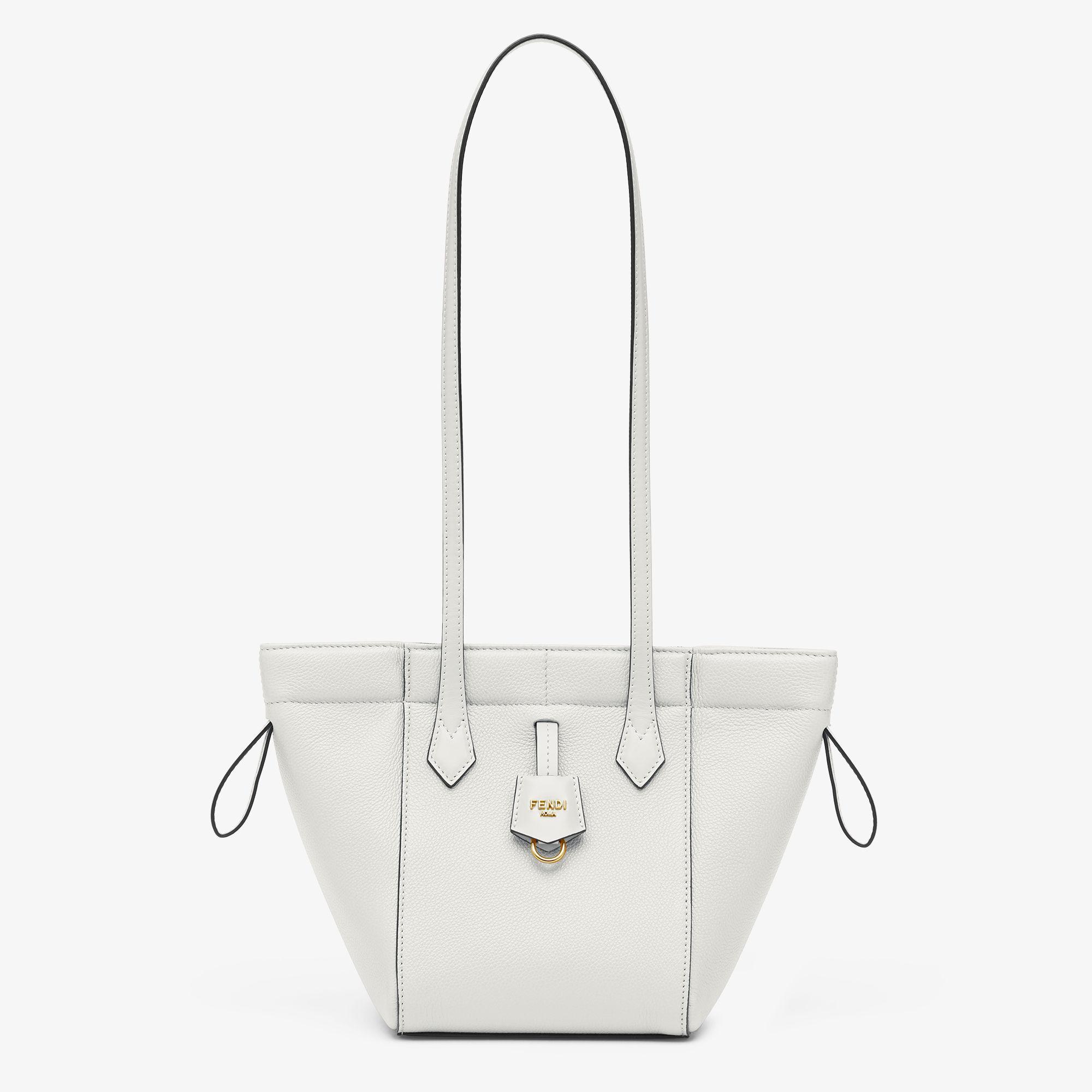 Fendi Origami MiniWhite leather mini bag that can be transformed Product Image