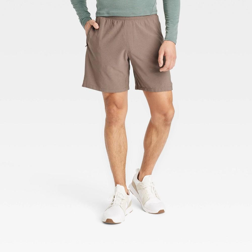 Mens Woven Shorts 8 - All In Motion Brown XL Product Image