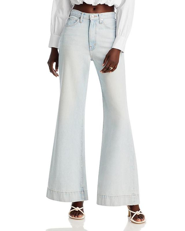 Derek Lam 10 Crosby Coralie Cotton High Rise Wide Leg Jeans in Soho Product Image