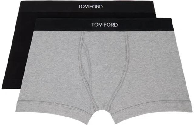 TOM FORD Cotton Blend Boxer Briefs, Set Of 2 In Multicolour Product Image