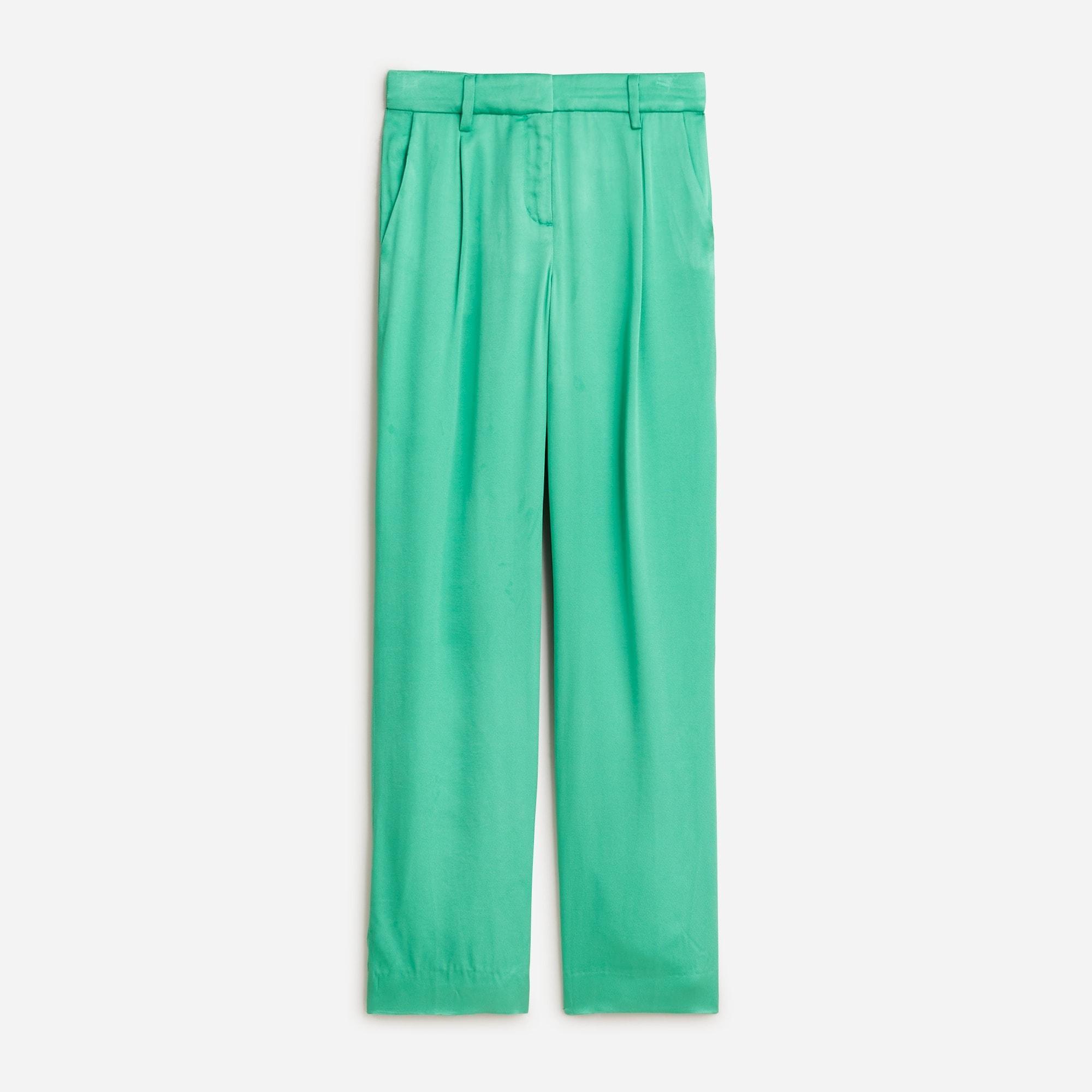 Tall straight-leg essential pant in luster crepe Product Image