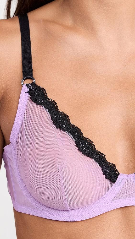 Fleur du Mal Sheer Tulle Demi Bra | Shopbop Product Image