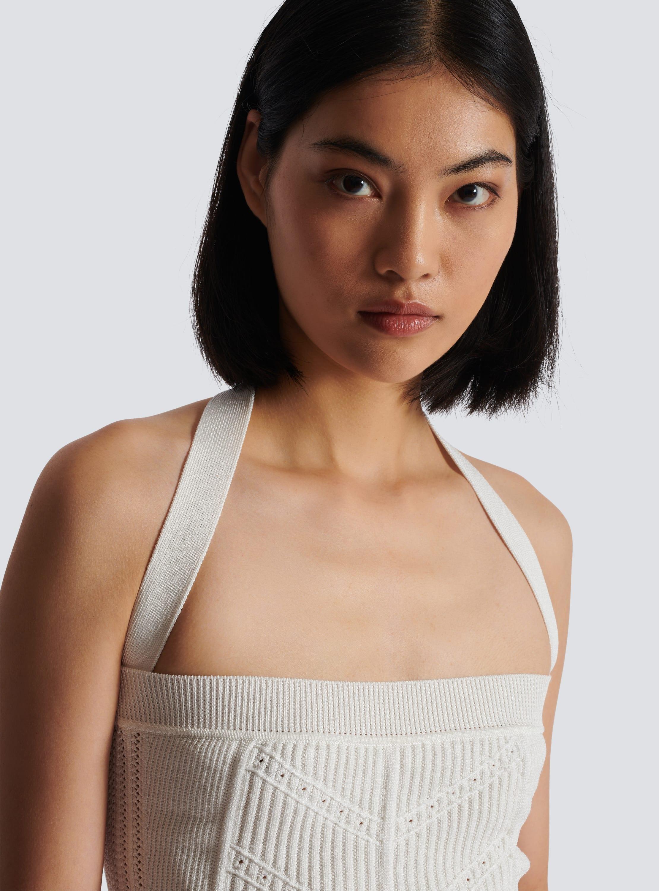 Knitted halterneck top Product Image