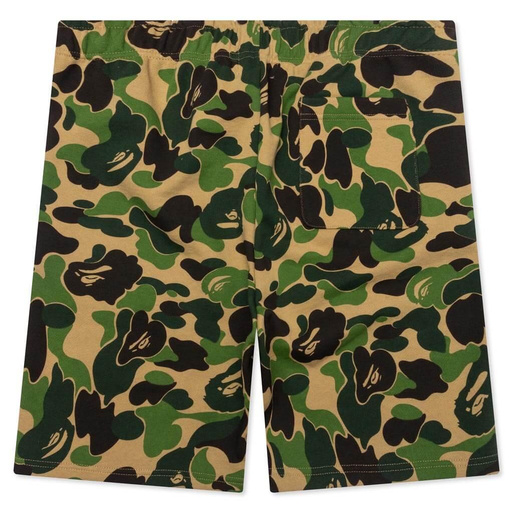 ABC Camo Shark Sweat Shorts - Green Male Product Image