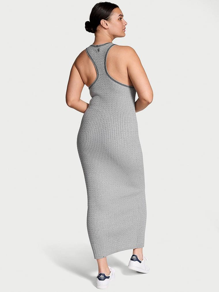 Luxe Cable-Knit Long Slip Dress Product Image