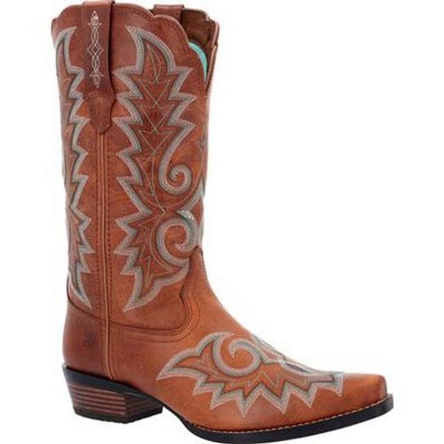 SALE Crush by Durango® Ladies' Golden Brown 12" Western Snip Toe Boots Product Image