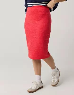 OFFLINE By Aerie The Hugger Midi Skirt Product Image