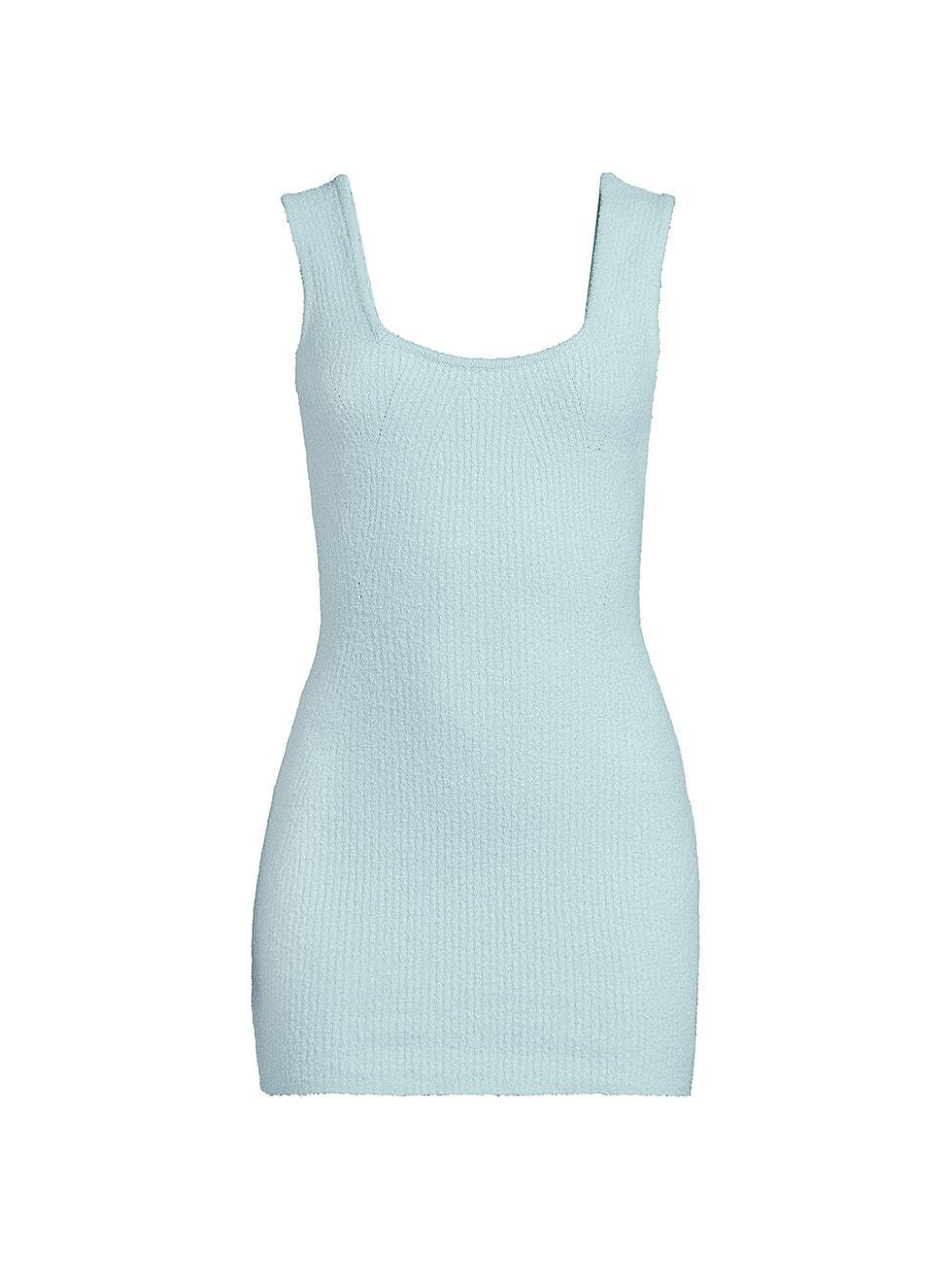 Womens Textured Knit Minidress Product Image