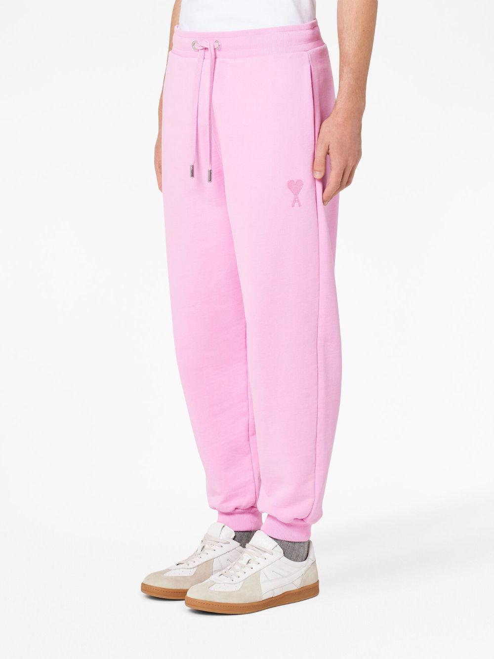 embroidered-logo cotton track pants Product Image