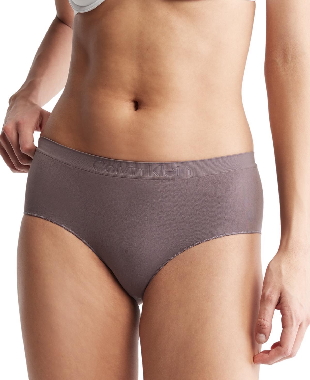 Calvin Klein Womens Bonded Flex Boyshort - Purple - M Product Image