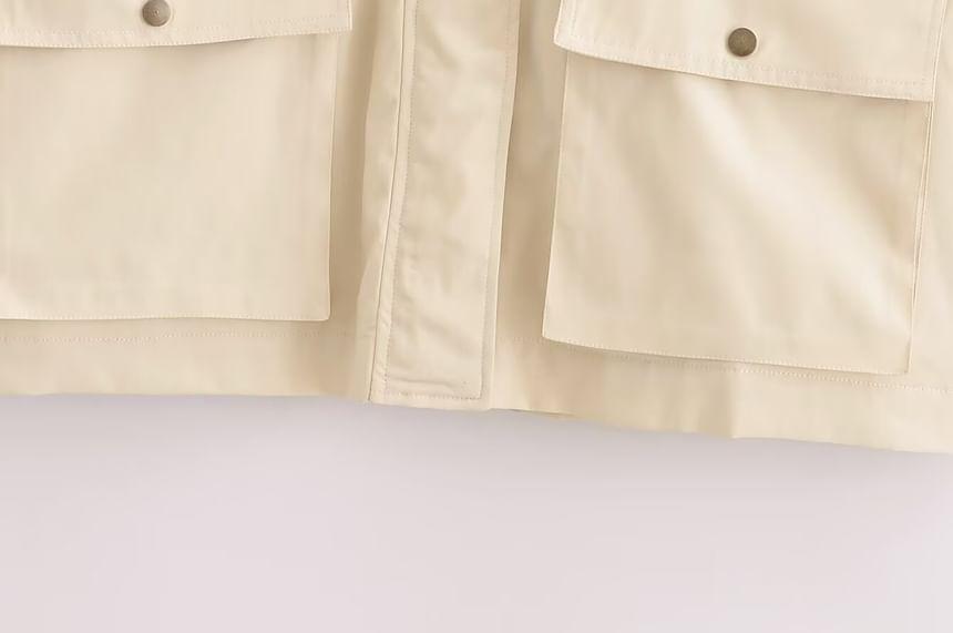 Two Tone Pocket Detail Jacket Product Image