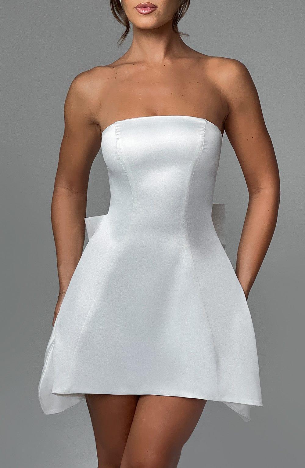 Freja Mini Dress - Ivory Product Image