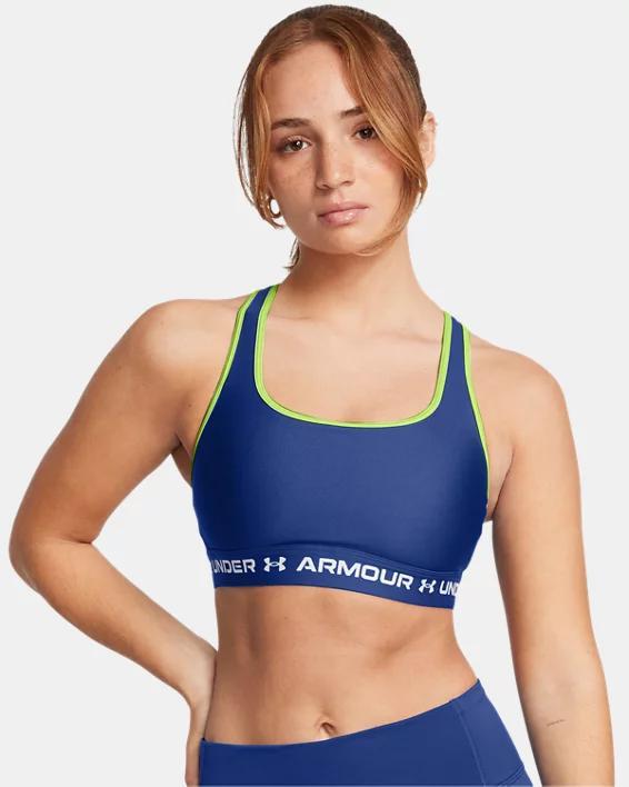 Womens Armour Mid Crossback Sports Bra Product Image